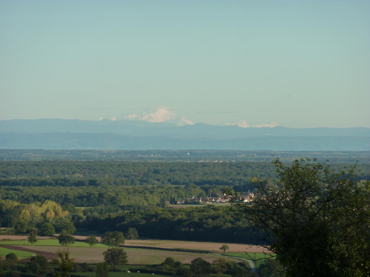 vue mont blanc !