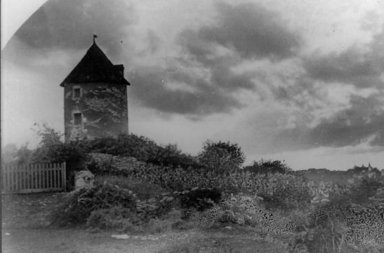 Le moulin avec son toit d'origine