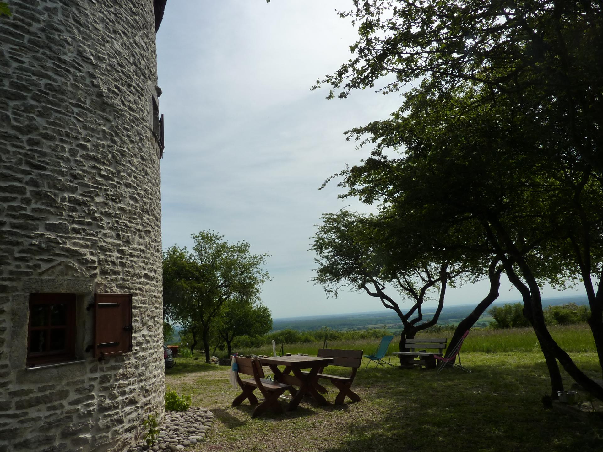 Terrasse terrain et vue